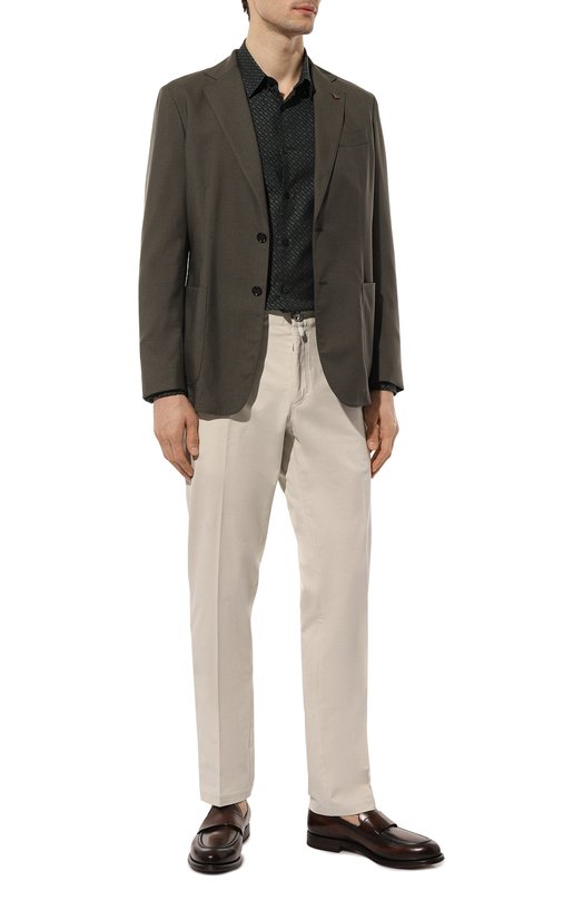 фото Хлопковая рубашка boss