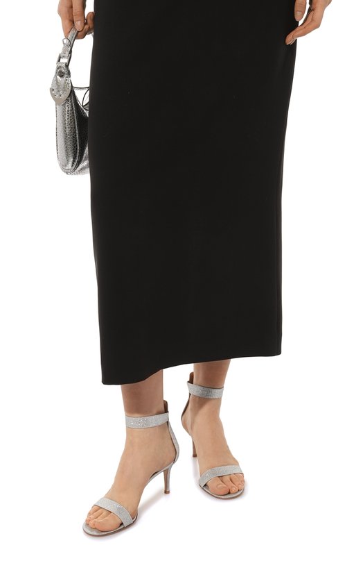 фото Текстильные босоножки portofino gianvito rossi