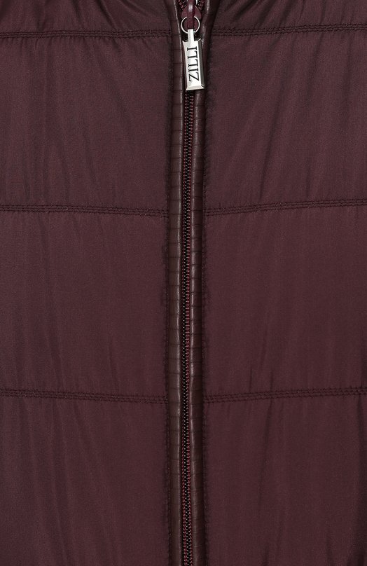 фото Двусторонняя куртка на молнии из смеси шелка и кашемира со льном zilli