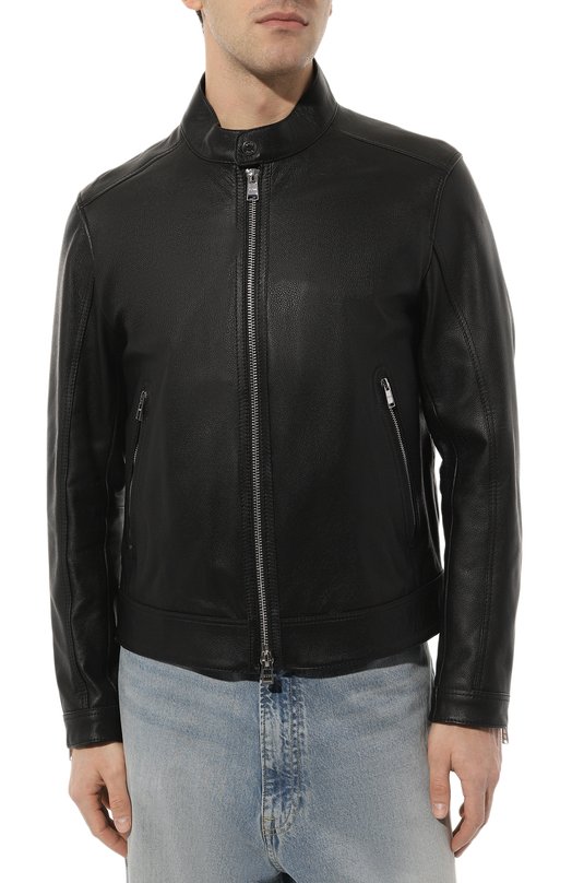 фото Кожаная куртка boss