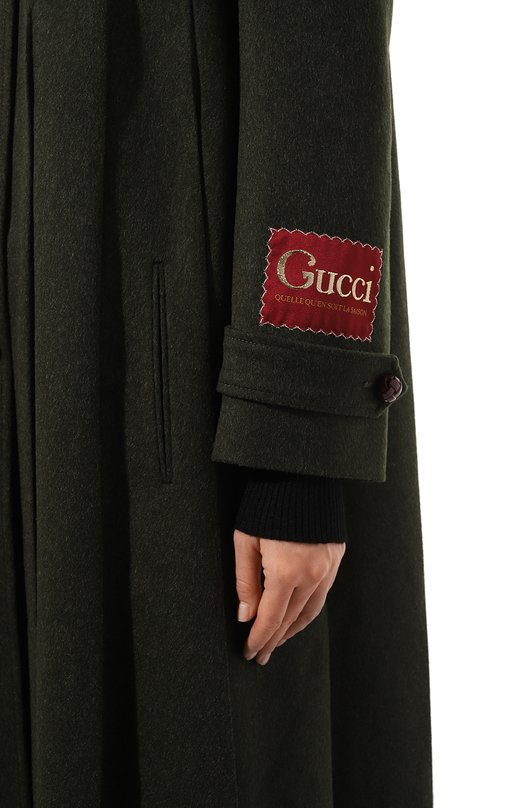 фото Шерстяное пальто gucci