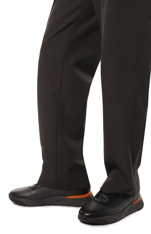 фото Кожаные кроссовки santoni