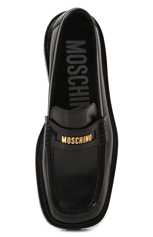 фото Кожаные лоферы moschino