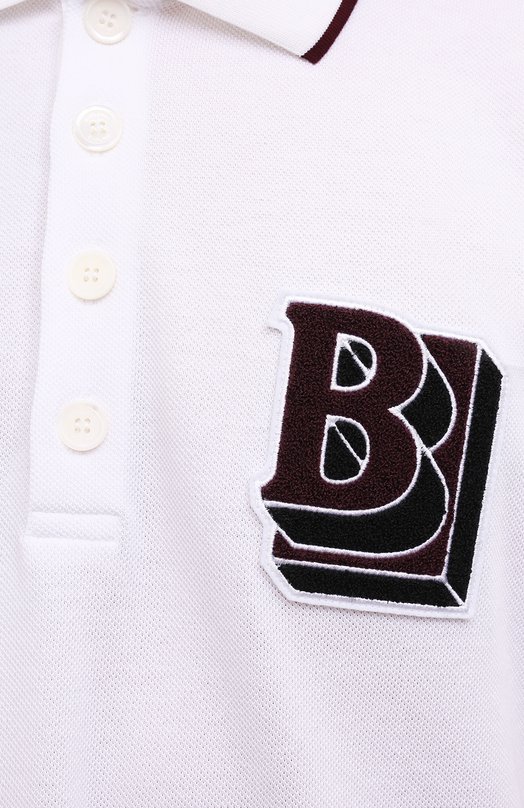 фото Хлопковое поло burberry