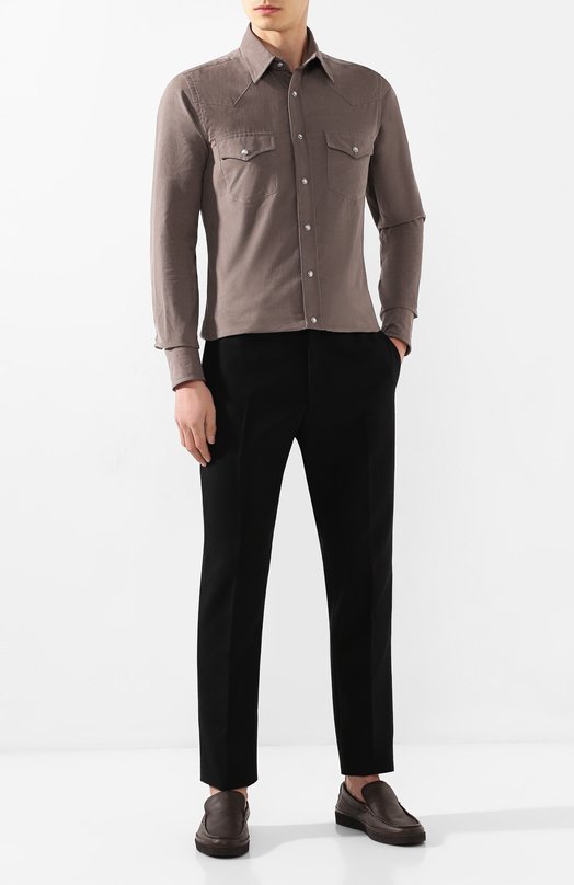 фото Кожаные лоферы ermenegildo zegna