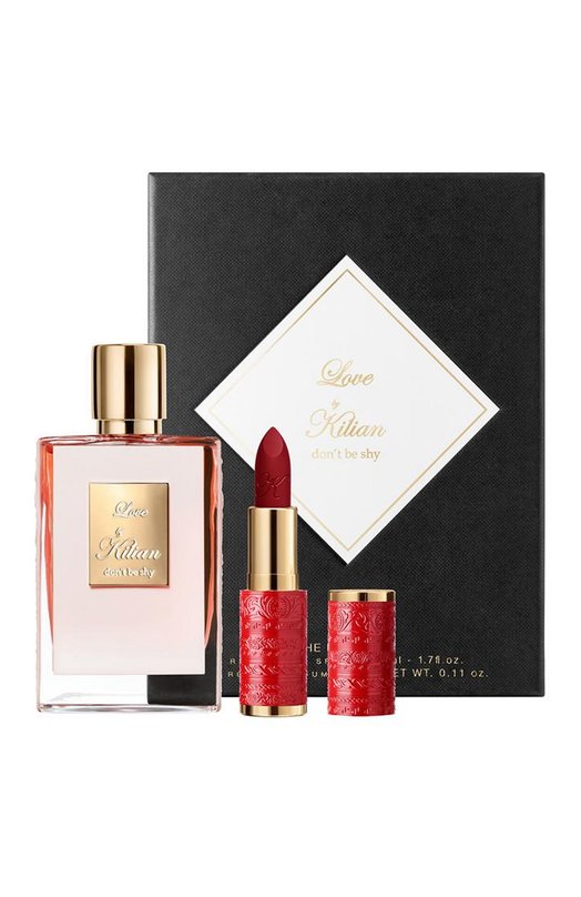 фото Парфюмерный набор: аромат love, don't be shy & помада le rouge parfum, intoxicating rouge (50ml) kilian