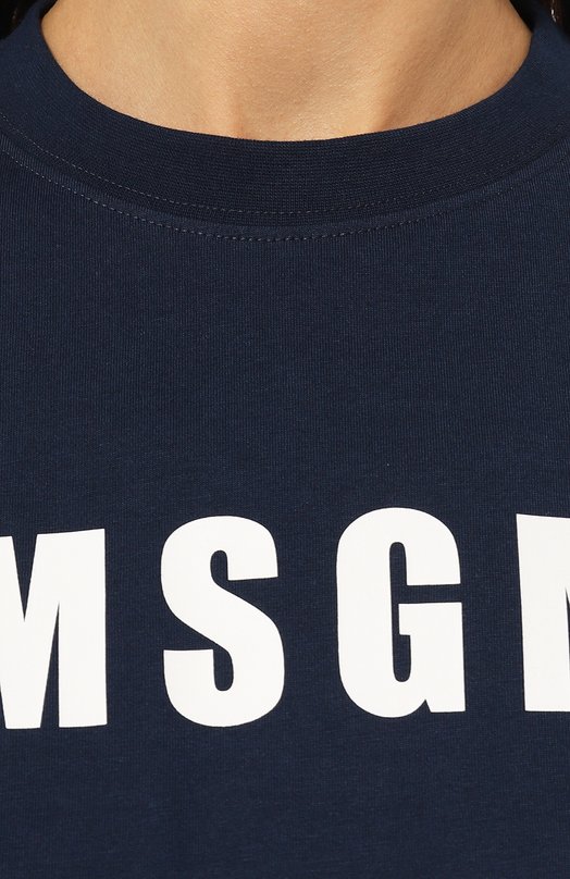 фото Хлопковая футболка msgm