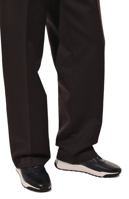 фото Кожаные кроссовки santoni