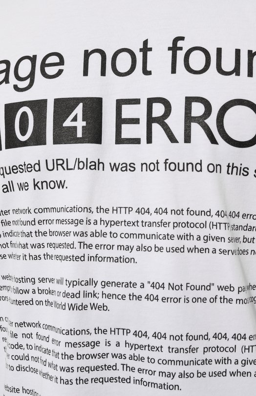 фото Хлопковая футболка vetements