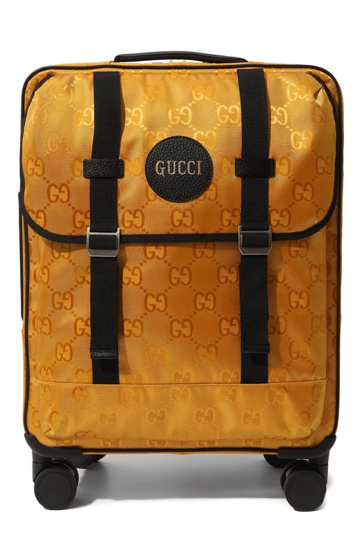Текстильный чемодан Off Grid Gucci. Цвет: жёлтый
