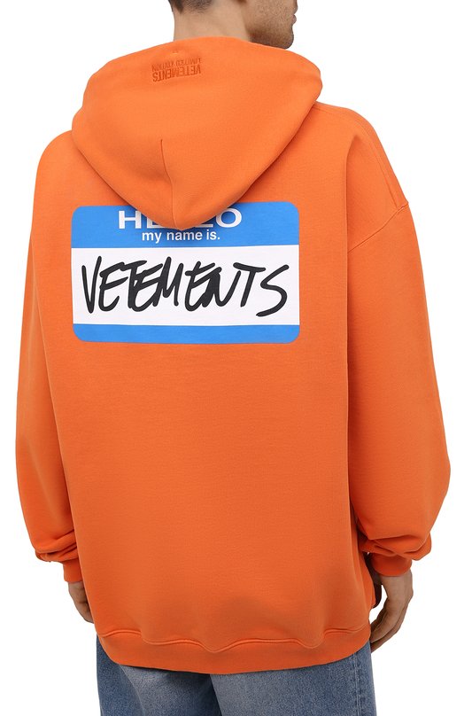 фото Хлопковое худи vetements