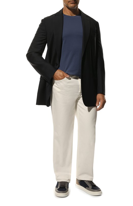 фото Хлопковая футболка brunello cucinelli