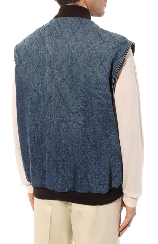 фото Комбинированный бомбер gucci