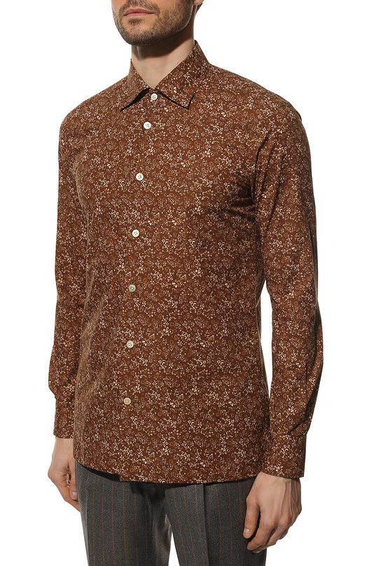 фото Хлопковая рубашка kiton