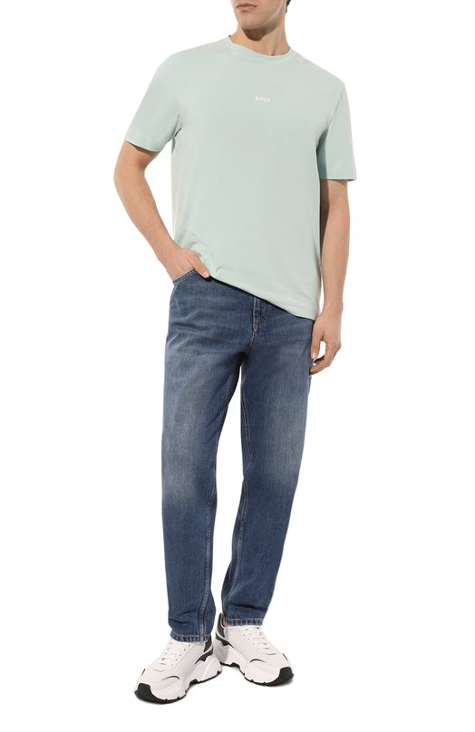 фото Хлопковая футболка boss orange