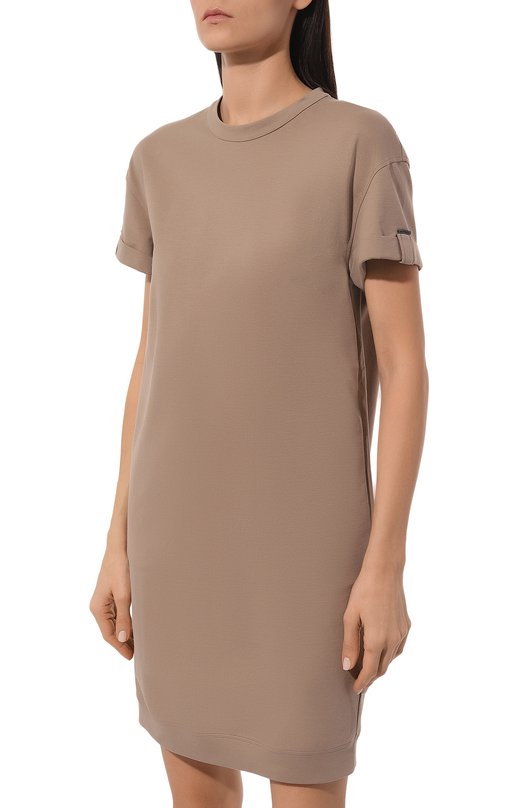 фото Хлопковое платье brunello cucinelli