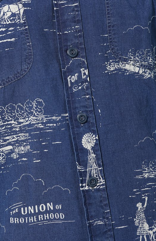 фото Хлопковая рубашка rrl