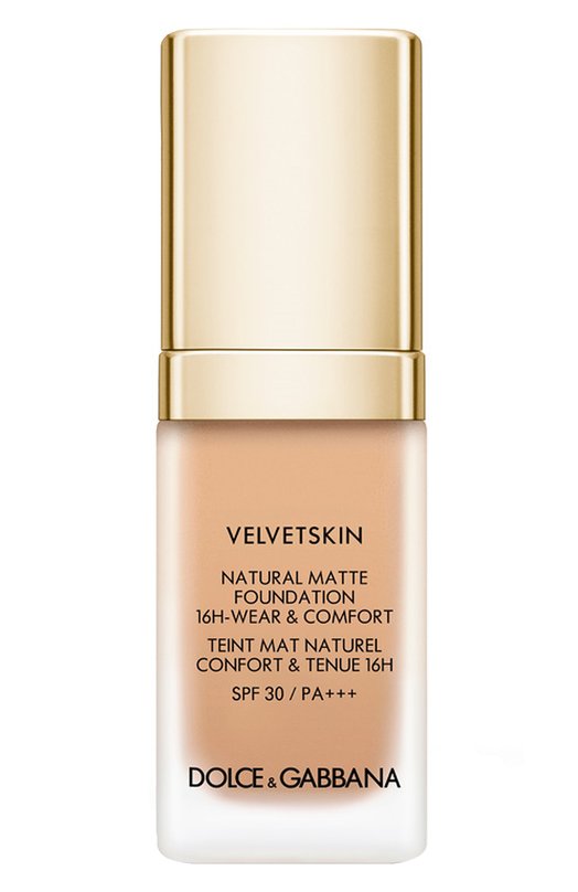 фото Матирующее тональное средство-флюид velvetskin, оттенок cashmere 200 (30ml) dolce & gabbana