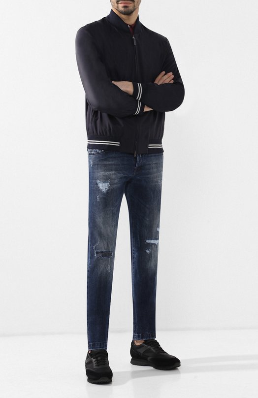 фото Джинсы прямого кроя kiton