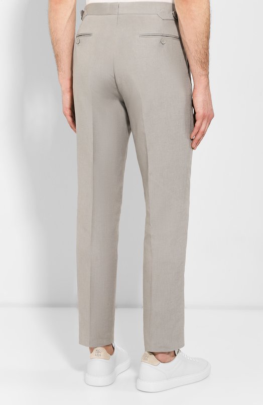 фото Брюки из смеси шелка и льна ralph lauren