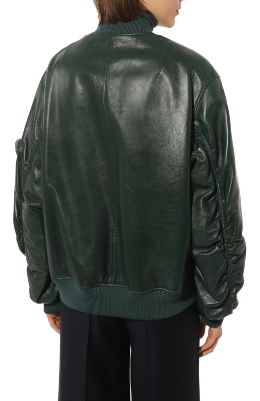 фото Кожаная куртка prada