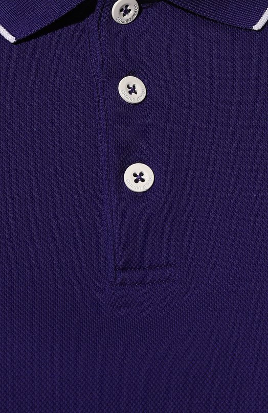 фото Хлопковое поло giorgio armani