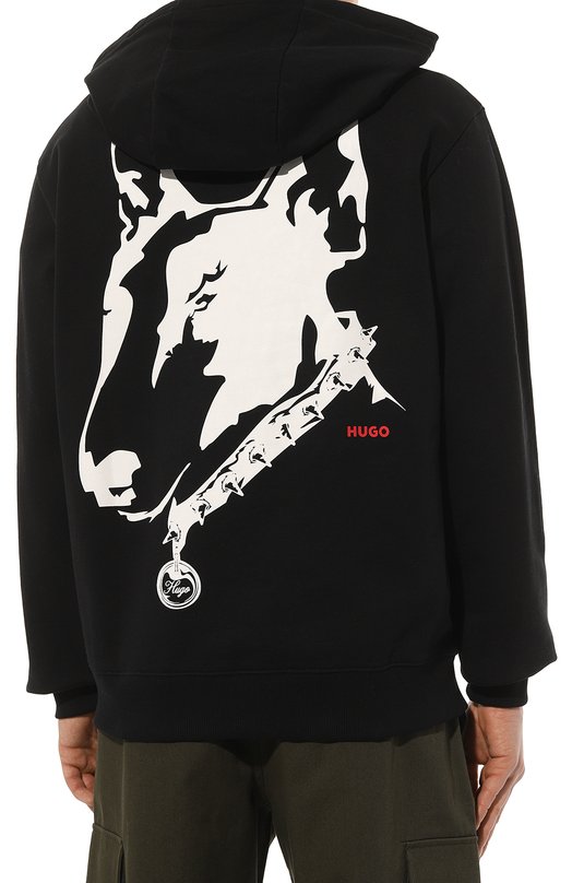 фото Хлопковое худи hugo