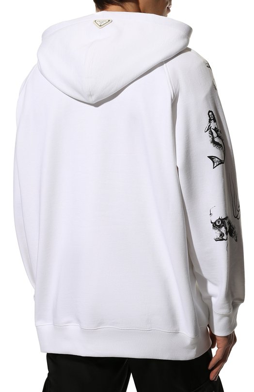 фото Хлопковое худи prada