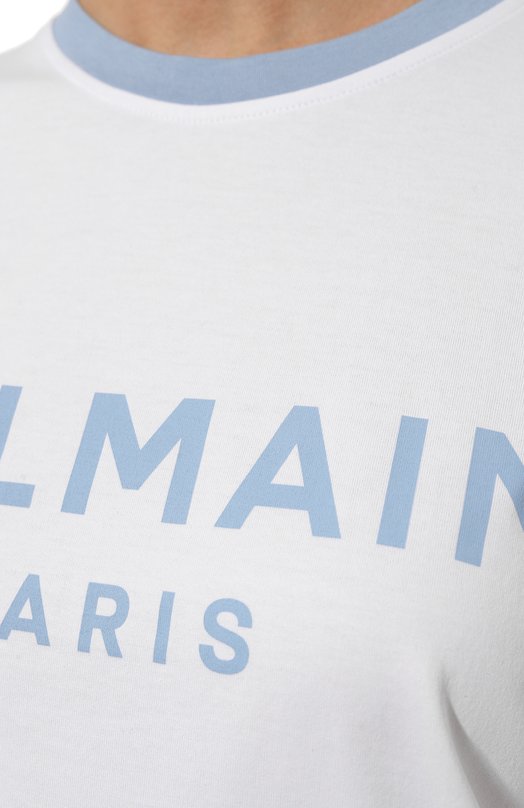 фото Хлопковая футболка balmain
