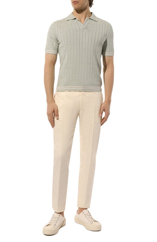 фото Хлопковые брюки alexander mcqueen