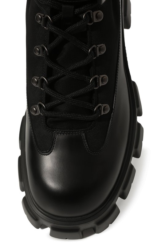 фото Кожаные ботинки prada