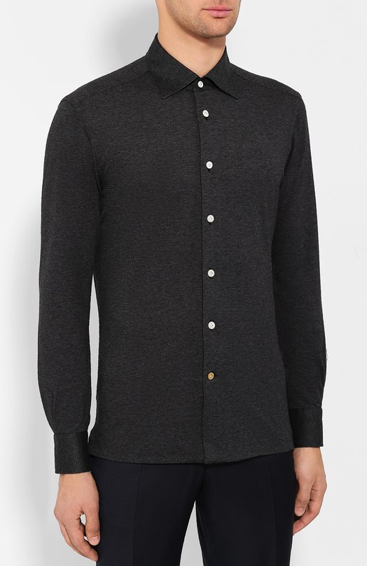 фото Хлопковая рубашка kiton
