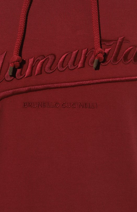 фото Хлопковое худи brunello cucinelli