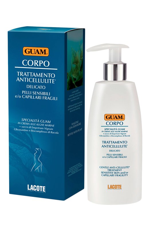 фото Крем антицеллюлитный для чувствительной кожи corpo (200ml) guam