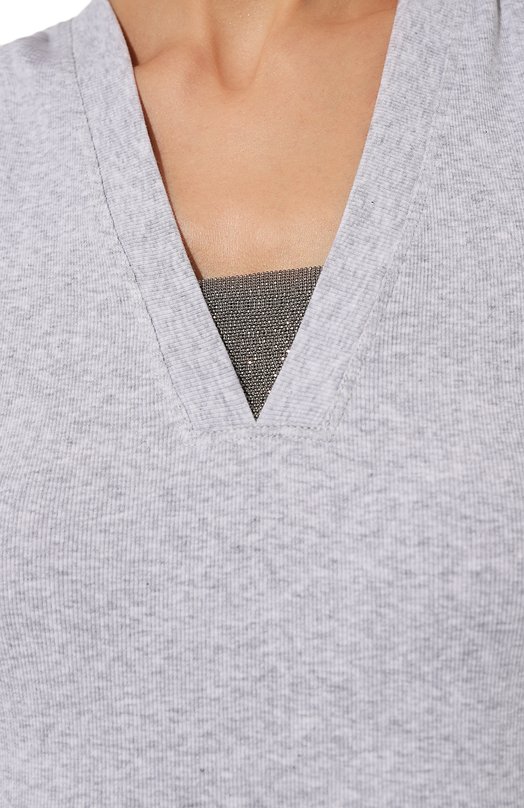 фото Хлопковый топ brunello cucinelli