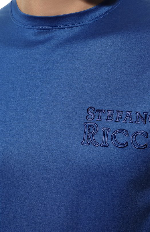 фото Хлопковая футболка stefano ricci
