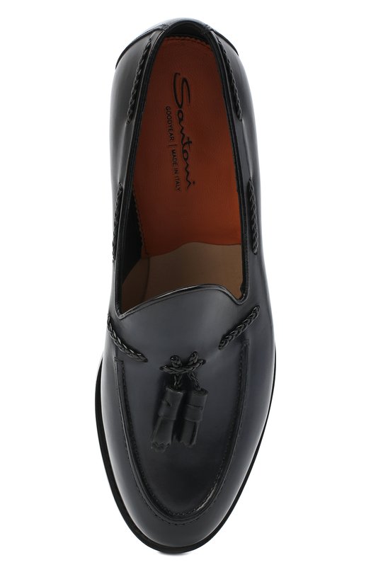 фото Кожаные лоферы santoni