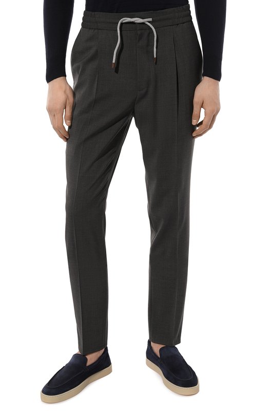 фото Шерстяные брюки brunello cucinelli