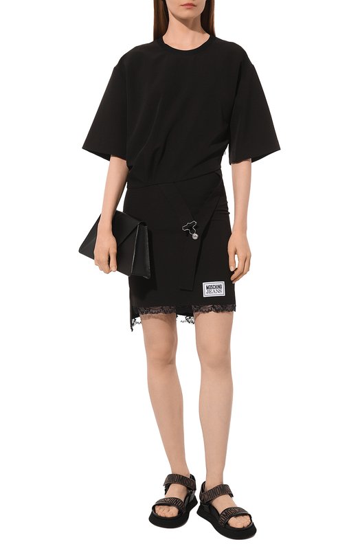 фото Текстильные сандалии moschino