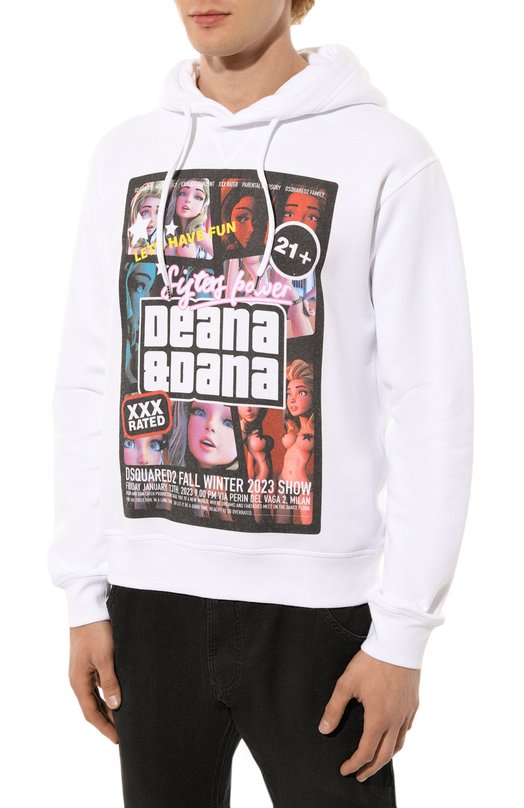 фото Хлопковое худи dsquared2