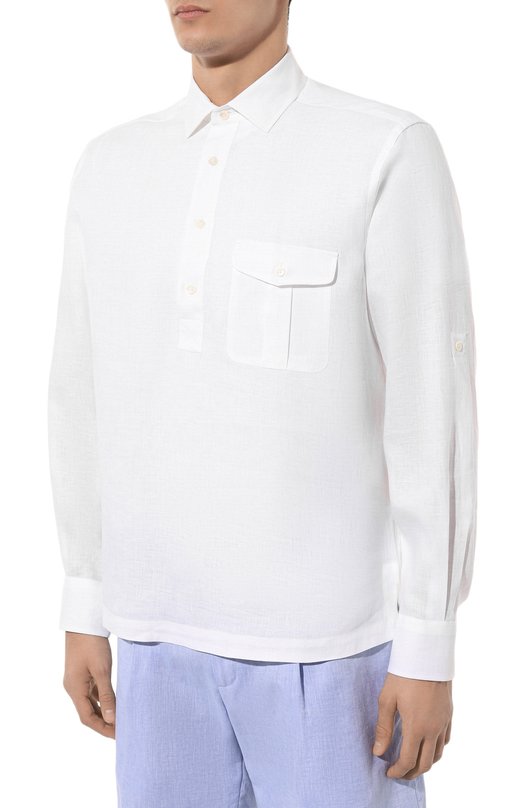 фото Льняная рубашка corneliani