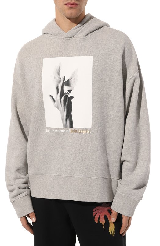 фото Хлопковое худи palm angels