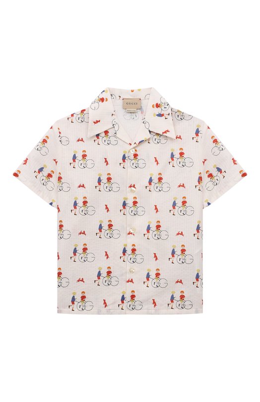 Хлопковая рубашка Gucci