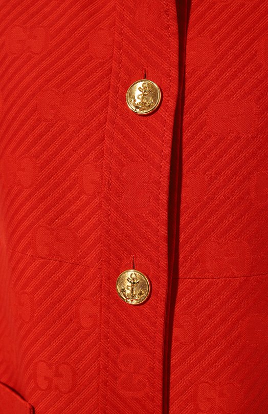 фото Платье из шерсти и шелка gucci