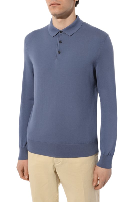 фото Хлопковое поло boss