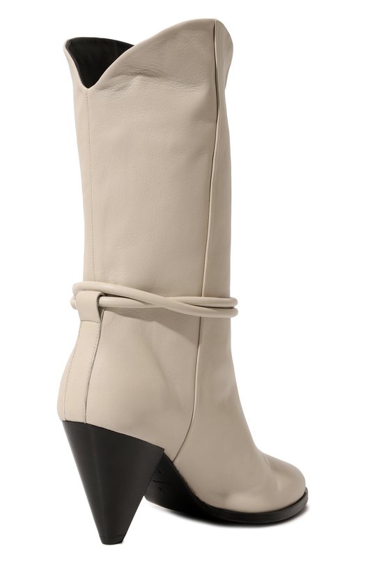 фото Кожаные сапоги boss