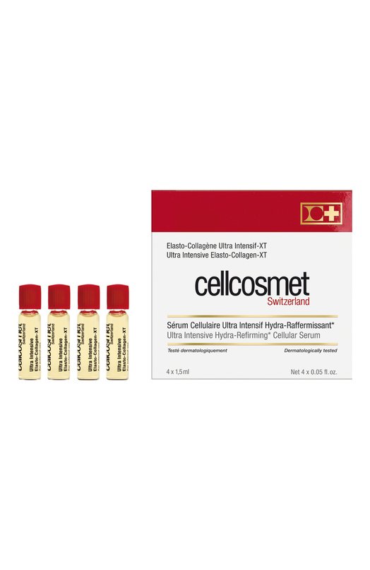 фото Клеточная сыворотка с эласто-коллагеном "ультраинтенсив" (4x1,5ml) cellcosmet&cellmen