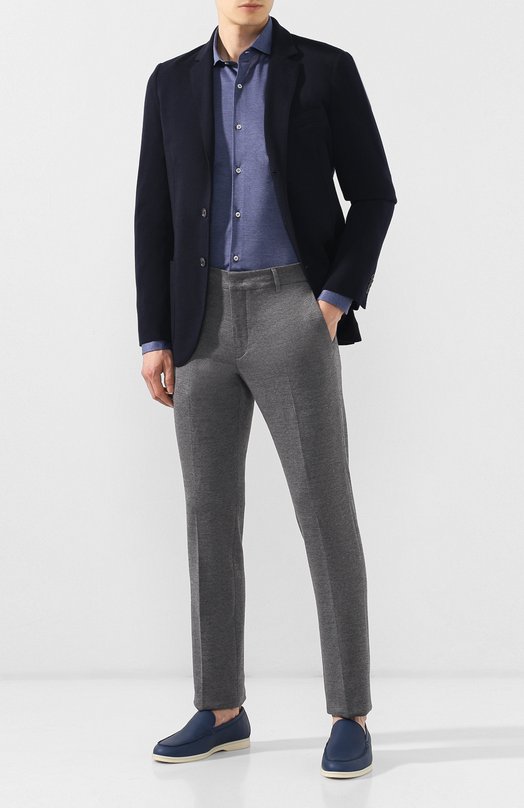 фото Хлопковая рубашка loro piana