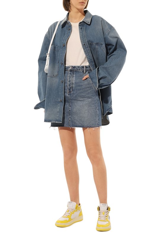 фото Кожаные кеды medalist mid autry