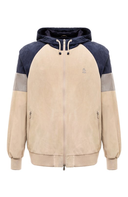 фото Замшевый бомбер brunello cucinelli